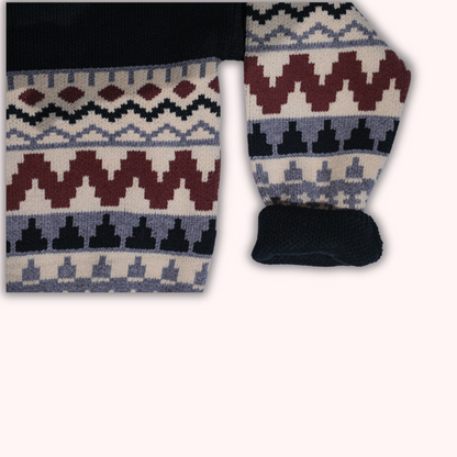 Patterned Knitwear Sweater